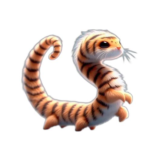 creature, animal, dragon, staff transparent PNG cut-out