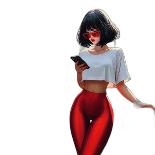 dress, comic book art, concept art, fantasy art transparent PNG cut-out