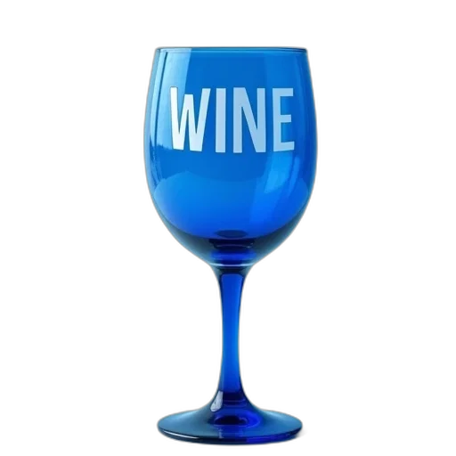 bottle, blue, wine, glass transparent PNG cut-out