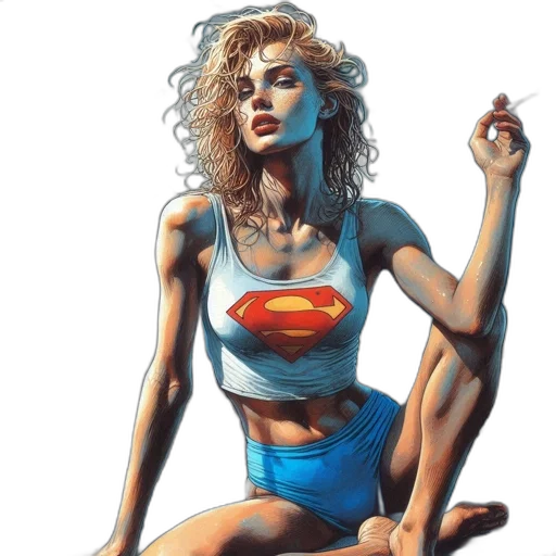 comic book art, concept art, fantasy art, photorealistic transparent PNG cut-out