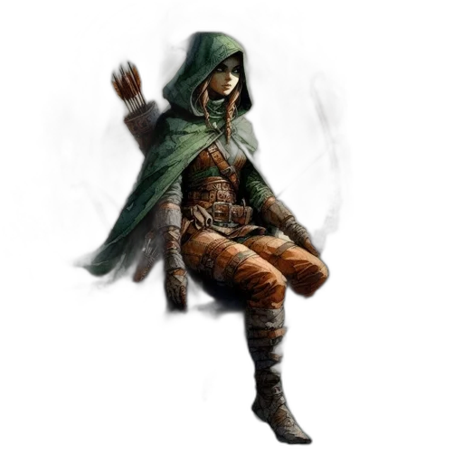 staff, mask, weapon, jacket transparent PNG cut-out