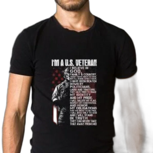cyberpunk, black, t-shirt, patriotic transparent PNG cut-out