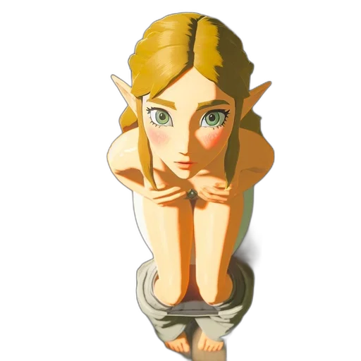 dress, staff, face, jewelry transparent PNG cut-out