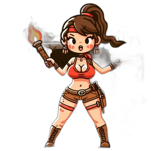 staff, concept art, fantasy art, pixel art transparent PNG cut-out
