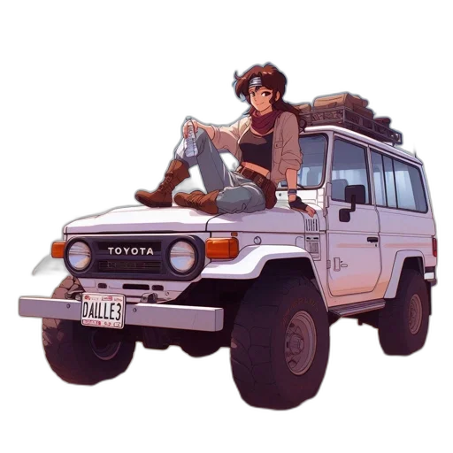 car, animal, weapon, concept art transparent PNG cut-out