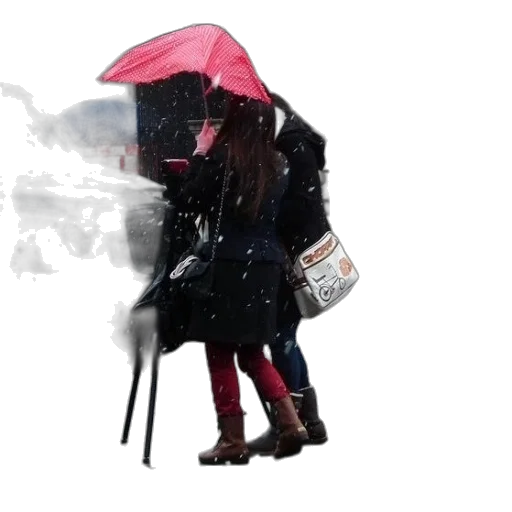 umbrella, jacket, staff, mask transparent PNG cut-out