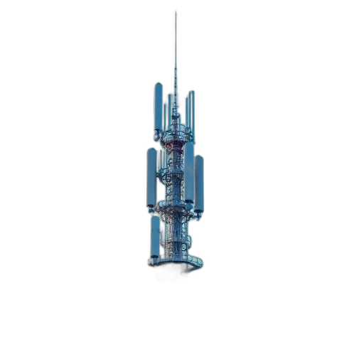 staff, weapon, 3d render, telecommunications transparent PNG cut-out