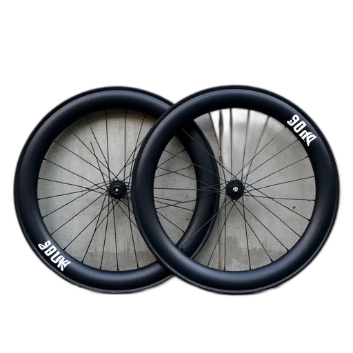 two, black, bicycle, wheels transparent PNG cut-out