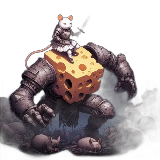 robot, creature, concept art, fantasy art transparent PNG cut-out