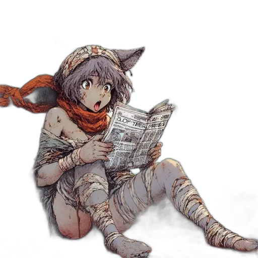 weapon, sword, staff, hat transparent PNG cut-out