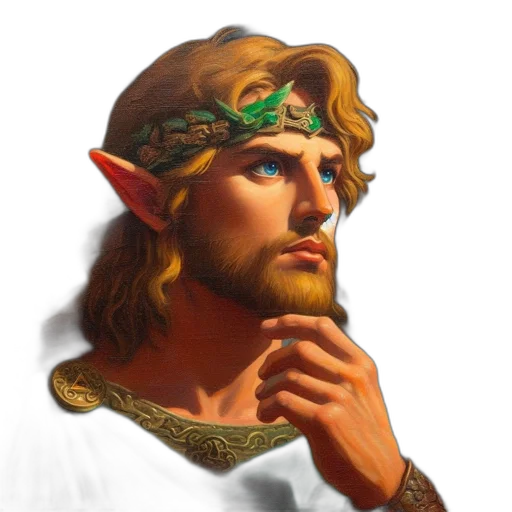 crown, face, jewelry, fantasy art transparent PNG cut-out