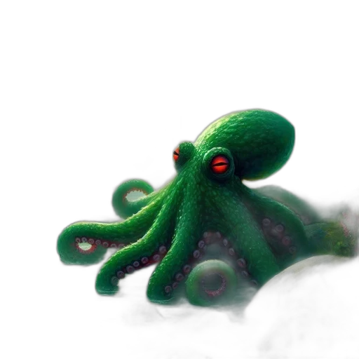 creature, animal, staff, weapon transparent PNG cut-out