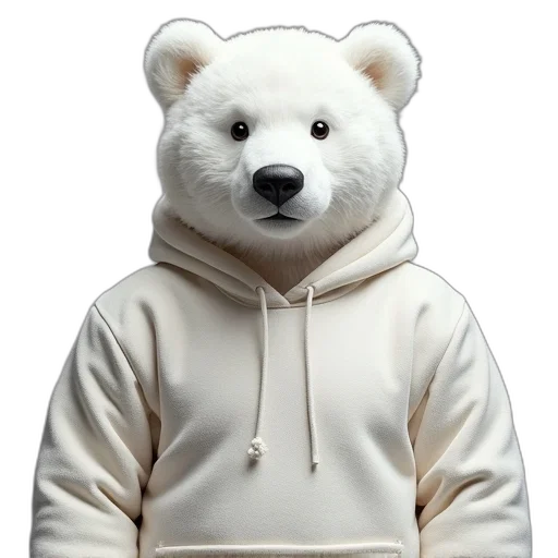 jacket, animal, face, 3d render transparent PNG cut-out