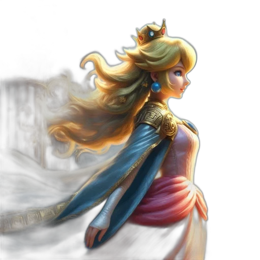 crown, dress, fantasy art, concept art transparent PNG cut-out