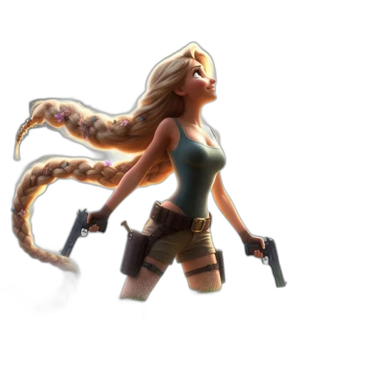 weapon, concept art, 3d render, pixel art transparent PNG cut-out