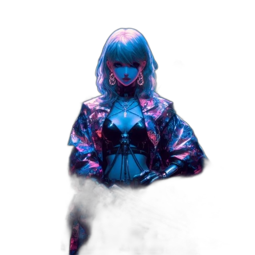 jacket, dress, mask, robot transparent PNG cut-out