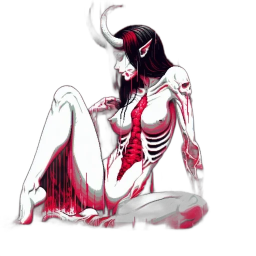 dress, mask, creature, concept art transparent PNG cut-out