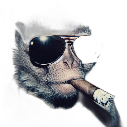 animal, jacket, creature, photorealistic transparent PNG cut-out