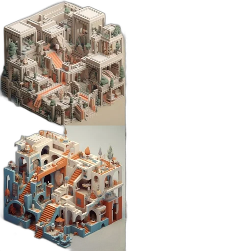 3d render, concept art, image, features transparent PNG cut-out