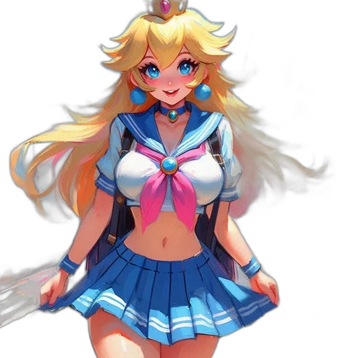 dress, pixel art, anime, concept art transparent PNG cut-out