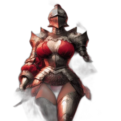 sword, weapon, robot, dress transparent PNG cut-out