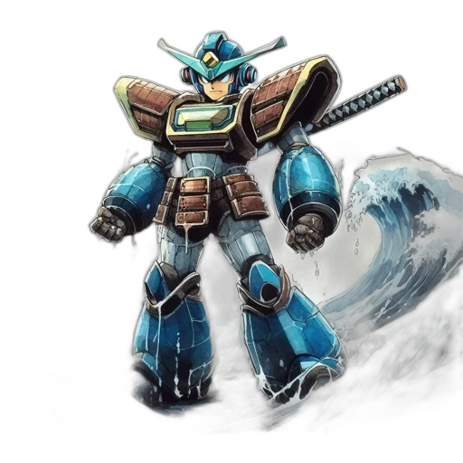 robot, weapon, concept art, fantasy art transparent PNG cut-out