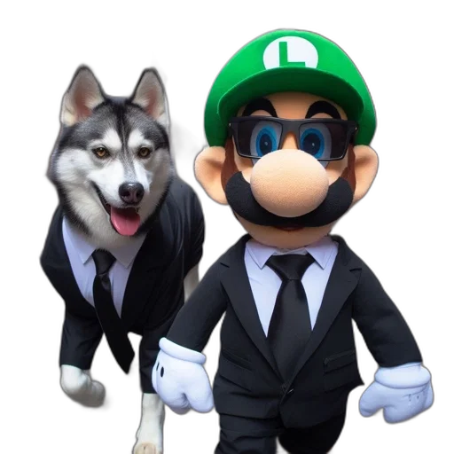 animal, staff, 3d render, concept art transparent PNG cut-out