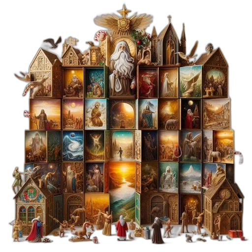 fantasy art, concept art, elaborate, structure transparent PNG cut-out