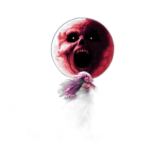 creature, mask, face, staff transparent PNG cut-out