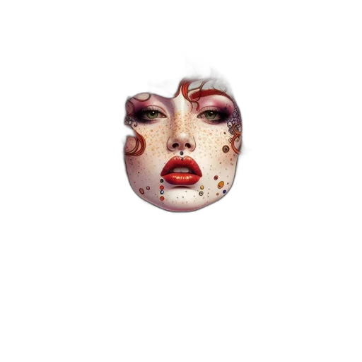 mask, face, crown, creature transparent PNG cut-out