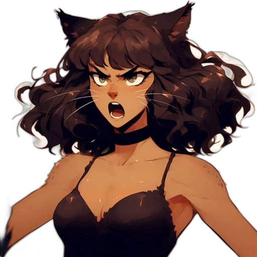 creature, staff, mask, anime transparent PNG cut-out