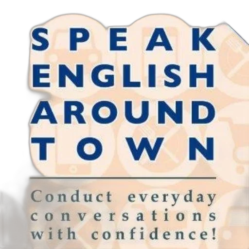 speak, english, around, town transparent PNG cut-out