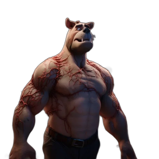 animal, creature, staff, weapon transparent PNG cut-out