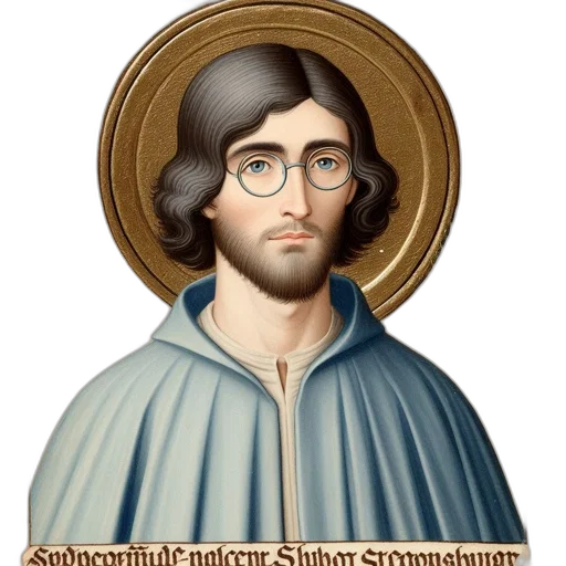 staff, image, features, saintly transparent PNG cut-out