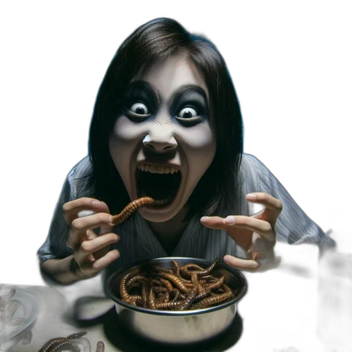 food, creature, face, mask transparent PNG cut-out