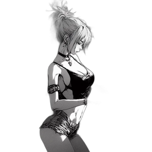 robot, dress, staff, weapon transparent PNG cut-out