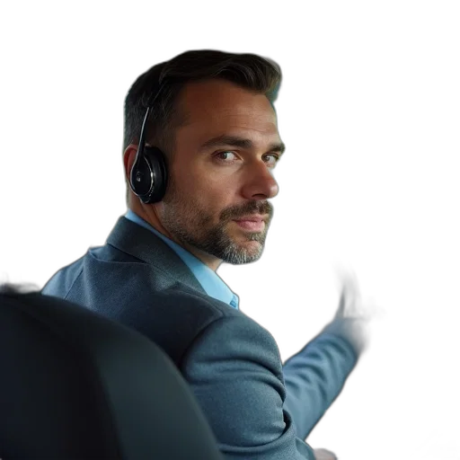 car, staff, face, jacket transparent PNG cut-out