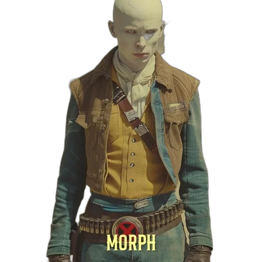 jacket, weapon, staff, mask transparent PNG cut-out