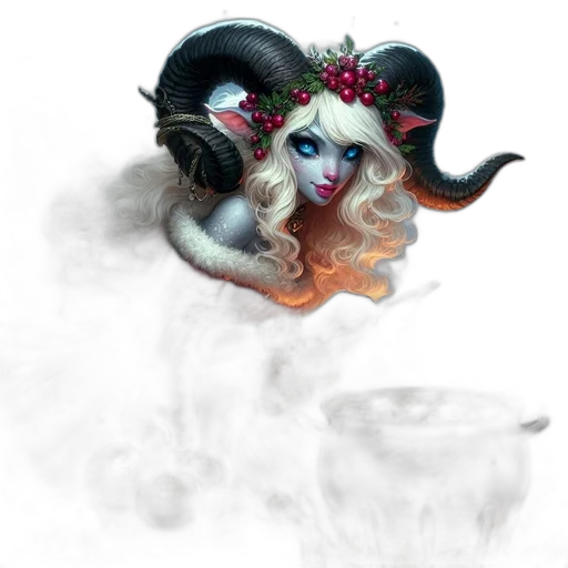 dragon, mask, staff, creature transparent PNG cut-out