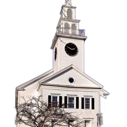 building, dress, tree, 3d render transparent PNG cut-out