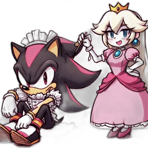 crown, dress, concept art, pixel art transparent PNG cut-out