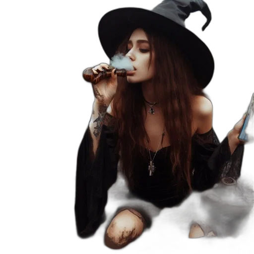 hat, jewelry, bottle, photorealistic transparent PNG cut-out