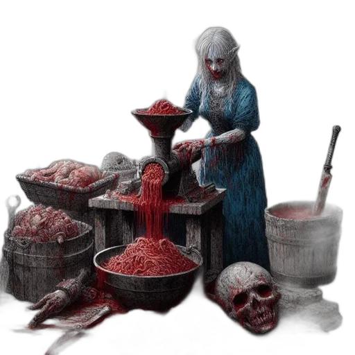food, concept art, fantasy art, pixel art transparent PNG cut-out