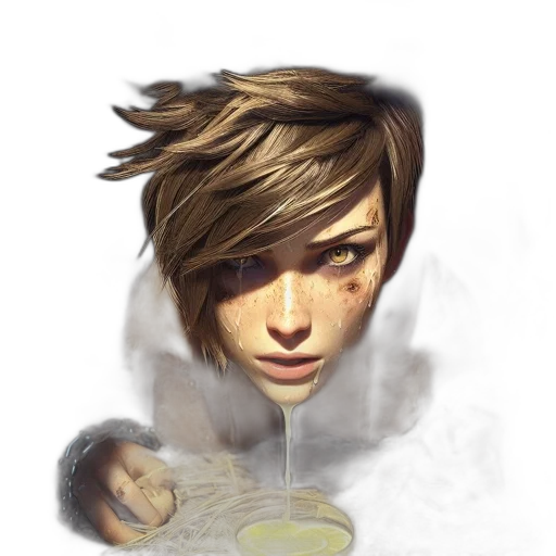 face, staff, food, hair transparent PNG cut-out