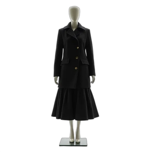 jacket, dress, staff, mannequin transparent PNG cut-out