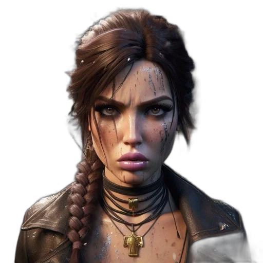 face, staff, concept art, fantasy art transparent PNG cut-out