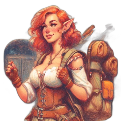 staff, jacket, weapon, fantasy art transparent PNG cut-out