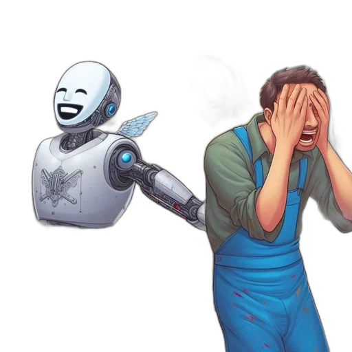 robot, mask, face, concept art transparent PNG cut-out