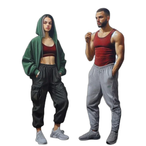 jacket, concept art, cyberpunk, 3d render transparent PNG cut-out