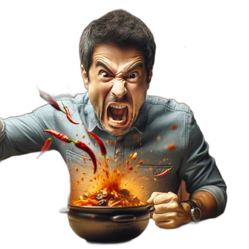 food, concept art, photorealistic, comic book art transparent PNG cut-out